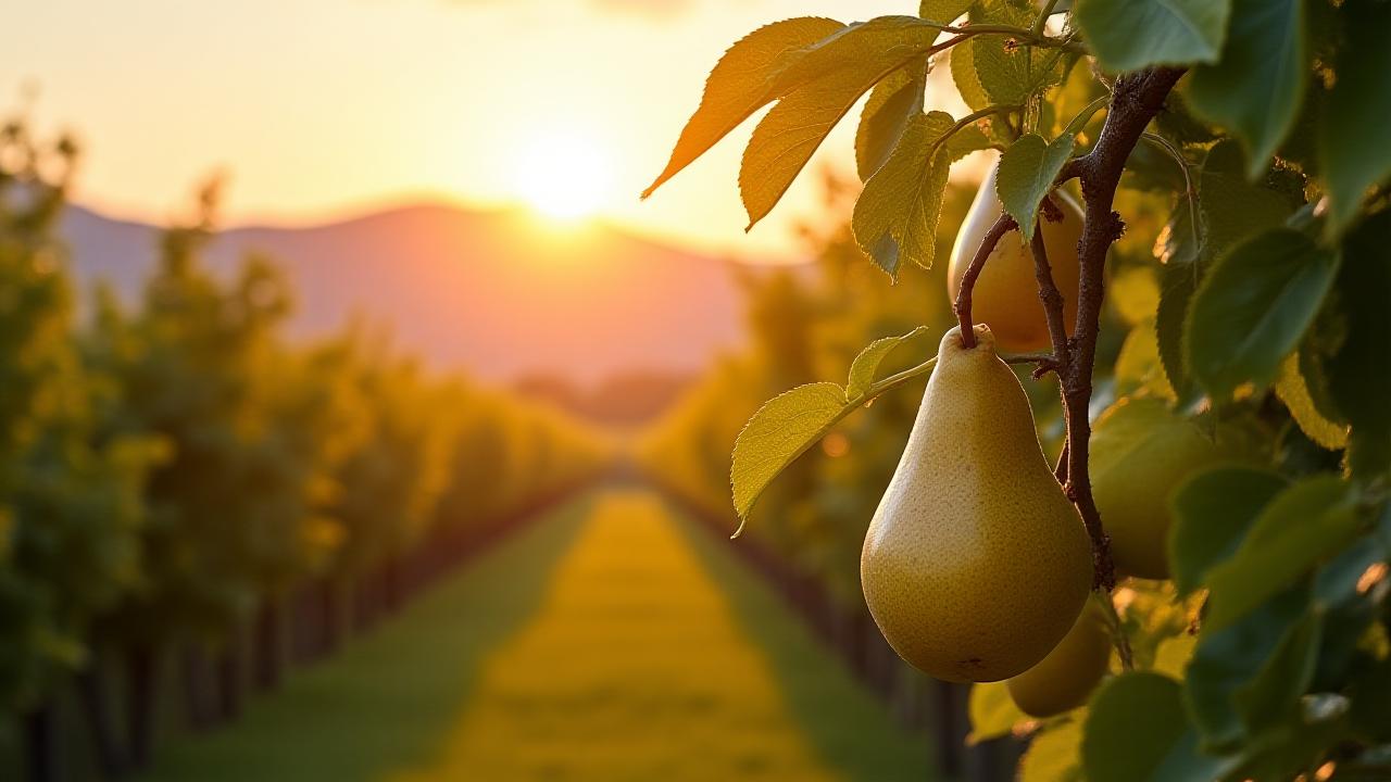 栃木の豊かな果樹園の風景