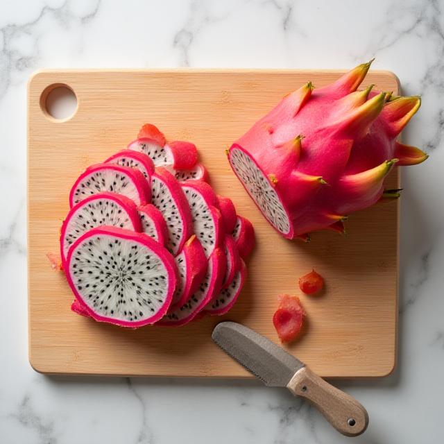 ドラゴンフルーツの切り方ガイド